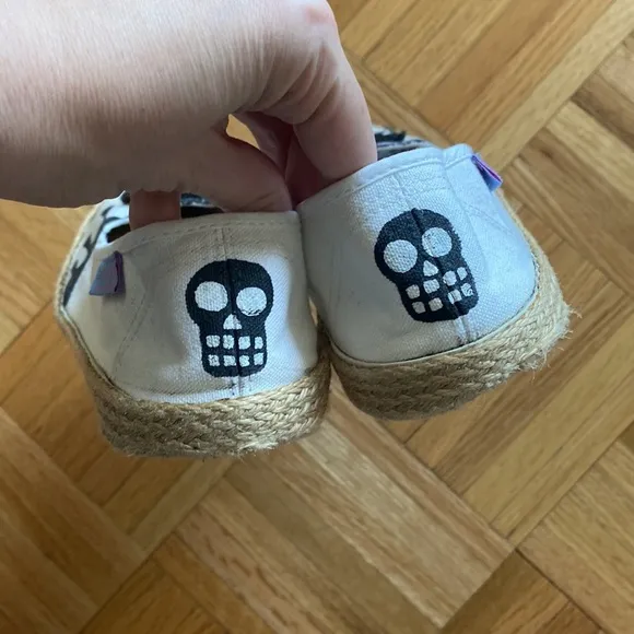 RARE Za Ko handwork Skull 💀 Shoes size 8