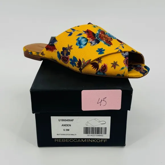 Rebecca‎ Minkoff Anden Floral Slides Size 6.5 Tropical