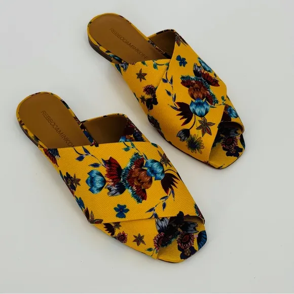 Rebecca‎ Minkoff Anden Floral Slides Size 6.5 Tropical