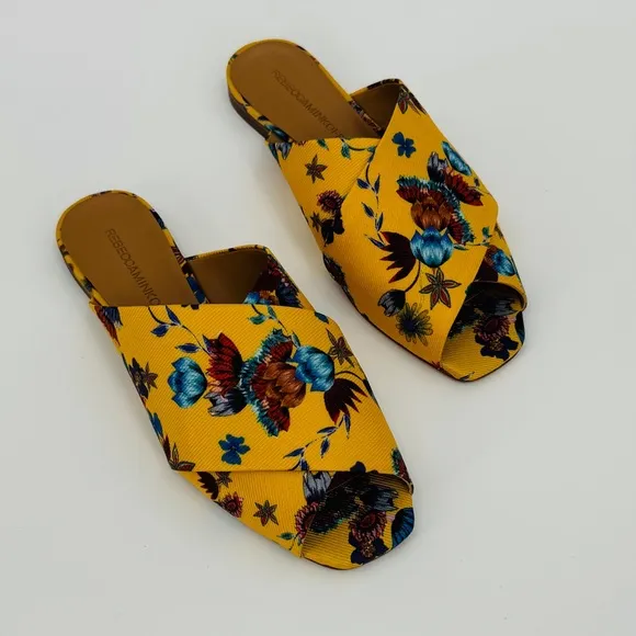 Rebecca‎ Minkoff Anden Floral Slides Size 6.5 Tropical