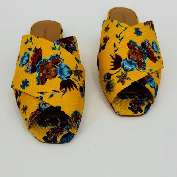 Rebecca‎ Minkoff Anden Floral Slides Size 6.5 Tropical