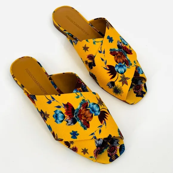 Rebecca‎ Minkoff Anden Floral Slides Size 6.5 Tropical