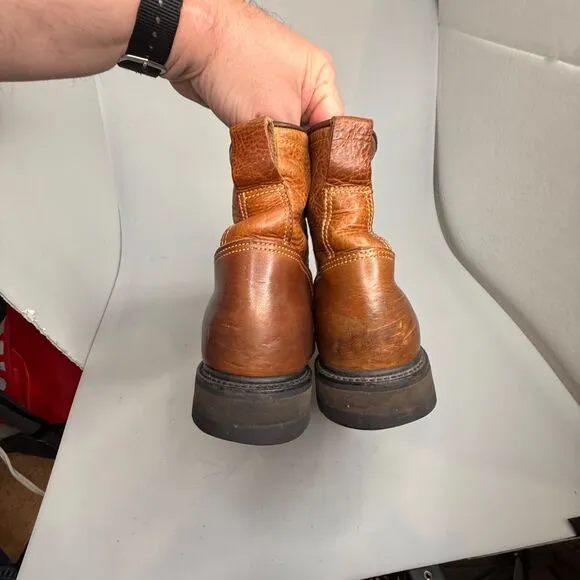 Red Wing 13202 Steel Toe Work Boots Men’s Size 8.5E USA Leather ANSI Z41 PT91