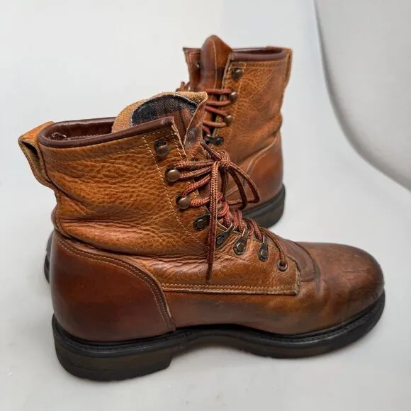 Red Wing 13202 Steel Toe Work Boots Men’s Size 8.5E USA Leather ANSI Z41 PT91