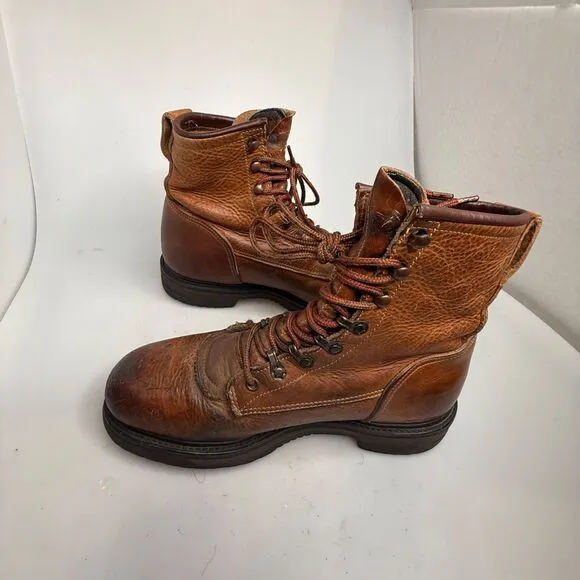 Red Wing 13202 Steel Toe Work Boots Men’s Size 8.5E USA Leather ANSI Z41 PT91