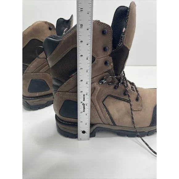 Red Wing Men’s Work Boots ASTMF 2892-11 Slip Resist Leather Waterproof Vibram 12