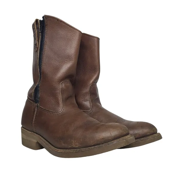 Red Wing Shoes Pecos Nailseat Boots 1155 Size 9EEE Triple Wide