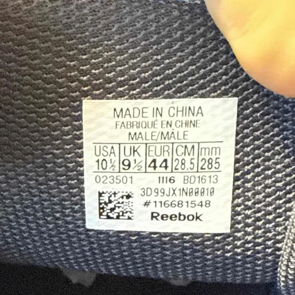 Reebok Instapump Fury Road MCT Lead Blue Pump