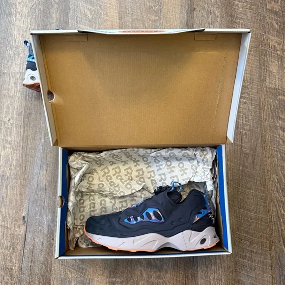 Reebok Instapump Fury Road MCT Lead Blue Pump