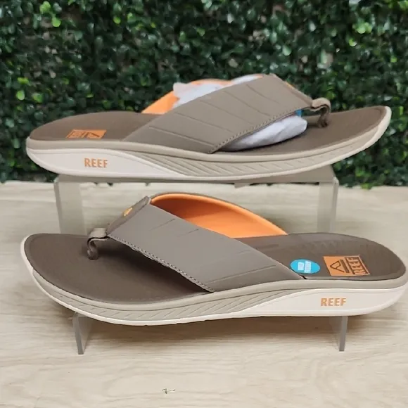 Reef Men's Brown and Tan Sandals THE DECKHAND