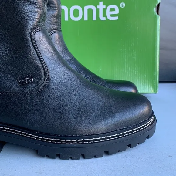 Remonte NWB Women's Waterproof Side-Zipped Ankle Boots,‎ Black, Size 36EU/5.5US