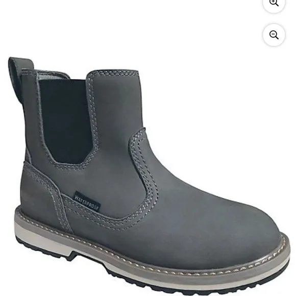 Ridgecut Homesteader Waterproof Chelsea Gray Boots,SZ 7M chore,farm,work,outdoor