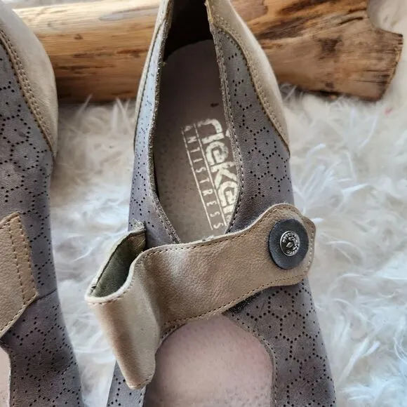 Rieker anti stress 2 tone mary jane shoes