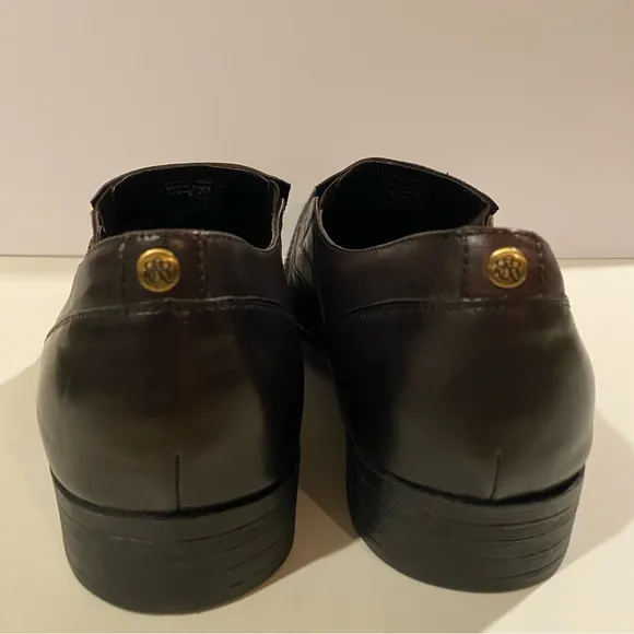 Rock Republic Shoes Men’s 13M Brown Slip Ons Leather Square Toes