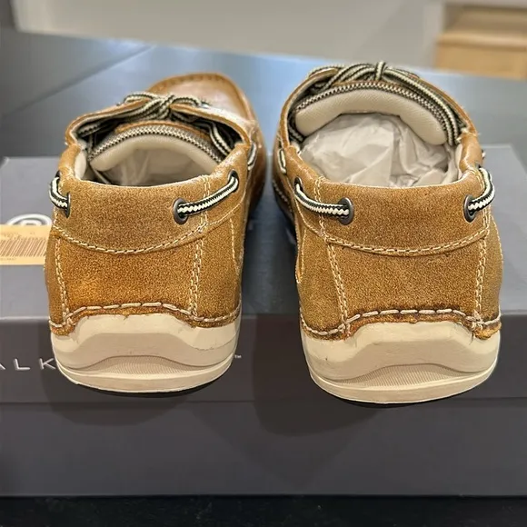 Rockport Brown Leather Boat Shoe - 10 Wide
