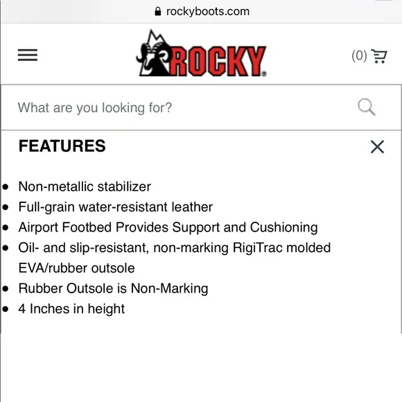 ROCKY BOOTS Alpha Force Oxford Shoes