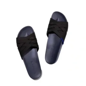 Rothy’s Slide Sandals Navy Blue Black Sky Night Sandals 7.5