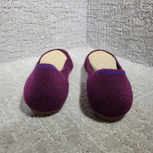 Rothy's The Merino Women's Size 8.5 US Aubergine Purple Pointed Slip on Shoes