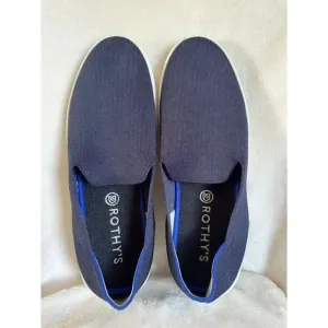 ROTHYS The Sneaker Womens Size 11 Shoes Navy Blue Casual Original Slip On Knit