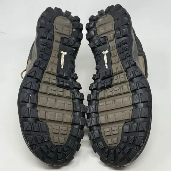 Salewa Wander GoreTex Hiking Shoes Mens 10.5 Brown Leather Goodyear Tread