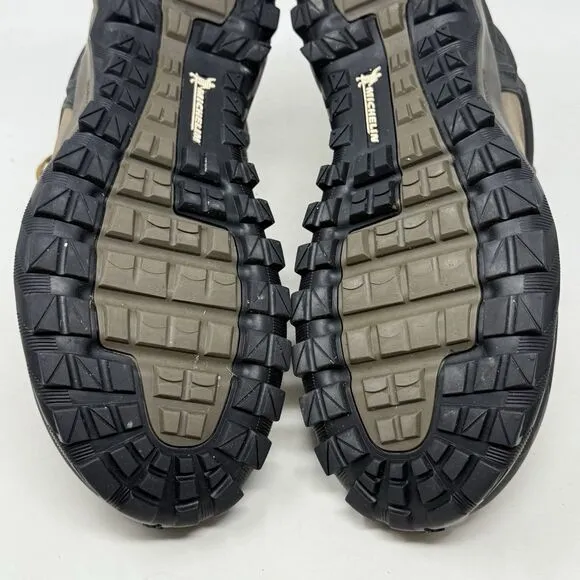Salewa Wander GoreTex Hiking Shoes Mens 10.5 Brown Leather Goodyear Tread