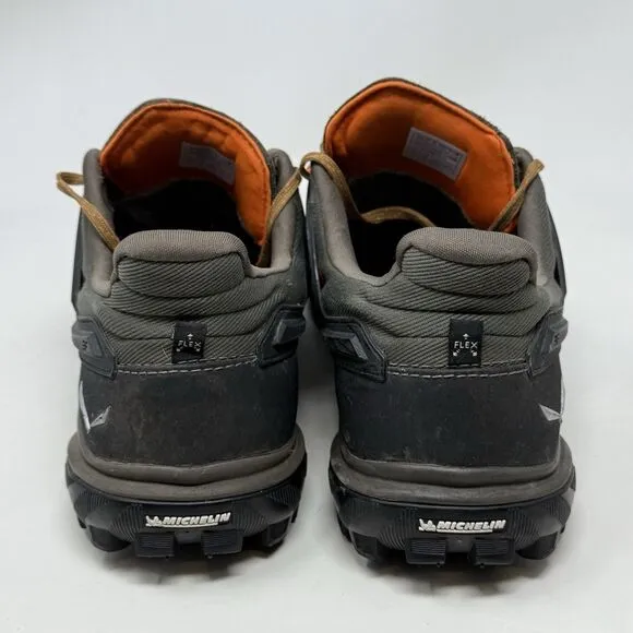 Salewa Wander GoreTex Hiking Shoes Mens 10.5 Brown Leather Goodyear Tread