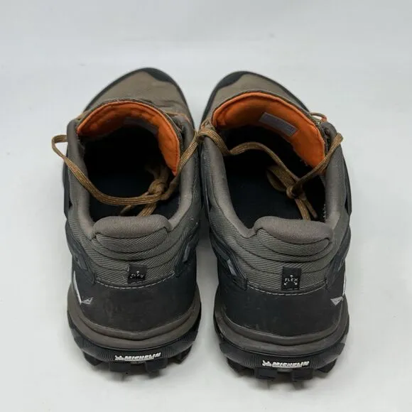 Salewa Wander GoreTex Hiking Shoes Mens 10.5 Brown Leather Goodyear Tread