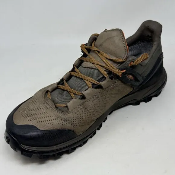 Salewa Wander GoreTex Hiking Shoes Mens 10.5 Brown Leather Goodyear Tread