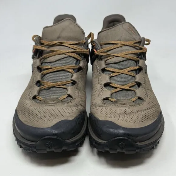 Salewa Wander GoreTex Hiking Shoes Mens 10.5 Brown Leather Goodyear Tread