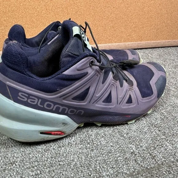 Salomon Speedcross 5 Trail Running Hiking Shoes Sneakers Size Womens 7 Purple