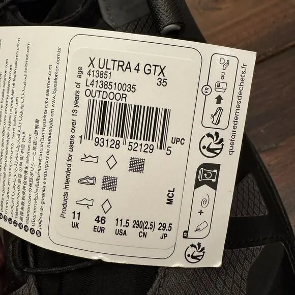 Salomon X Ultra 4 Gore-Tex Low Hiking Shoes