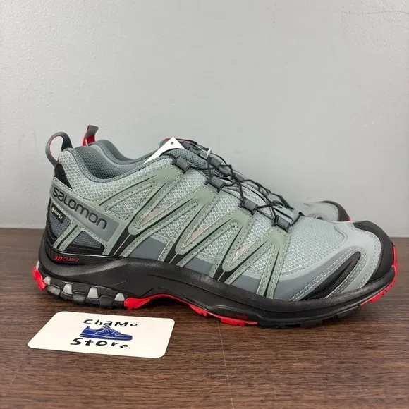 Salomon XA Pro 3D GTX Gray Trail Hiking Running Shoes 145464 Men’s Sz