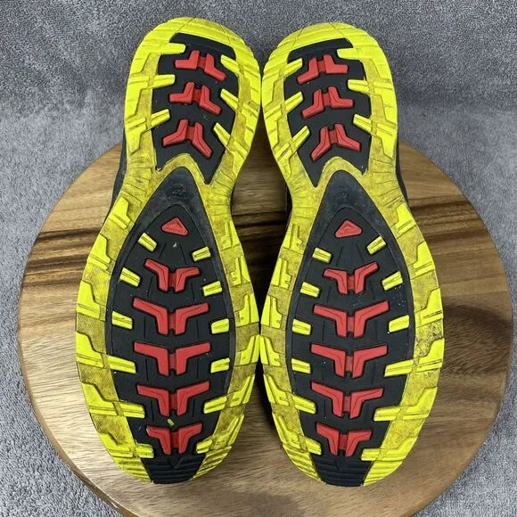Salomon XA Pro 3D Men's Size 11 Red Yellow Trail Running Hiking Shoes Sneakers