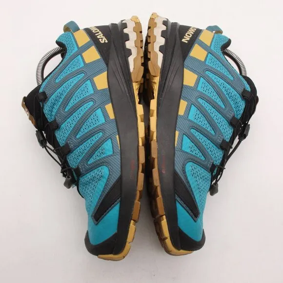 Salomon XA Pro 3D V8 Men's 7 Drawstring Blue Trail Running Hiking Shoes 414399