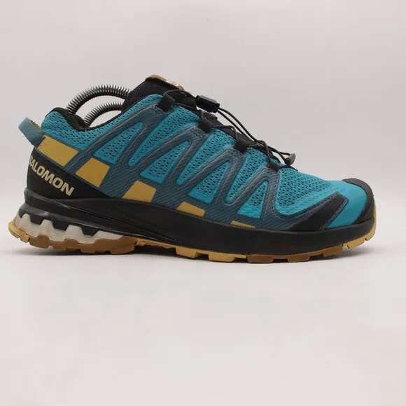 Salomon XA Pro 3D V8 Men's 7 Drawstring Blue Trail Running Hiking Shoes 414399