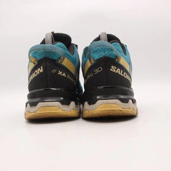 Salomon XA Pro 3D V8 Men's 7 Drawstring Blue Trail Running Hiking Shoes 414399