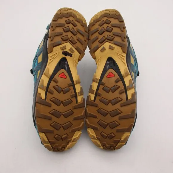 Salomon XA Pro 3D V8 Men's 7 Drawstring Blue Trail Running Hiking Shoes 414399