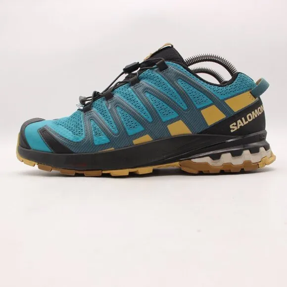 Salomon XA Pro 3D V8 Men's 7 Drawstring Blue Trail Running Hiking Shoes 414399