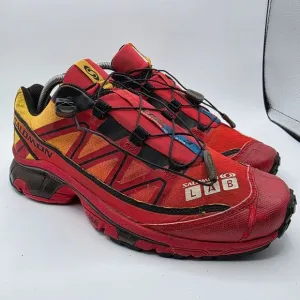 Salomon XT S-Lab 3 Mens Size 9 Red Trail Running Shoes Camping Hiking Outdoors
