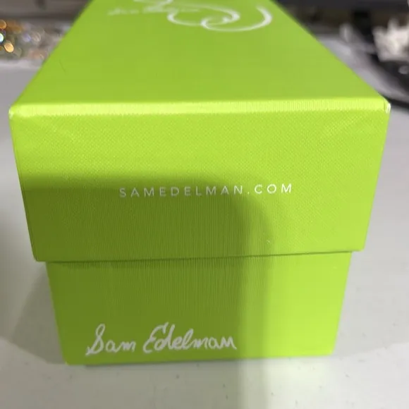SAM EDELMAN Bay 22 Faux Pearl Sandals 8 NIB