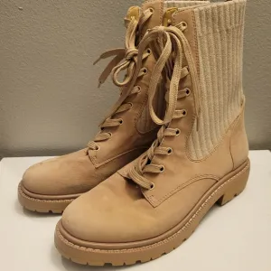 Sam Edelman Lydell Tan Camel Combat Boots