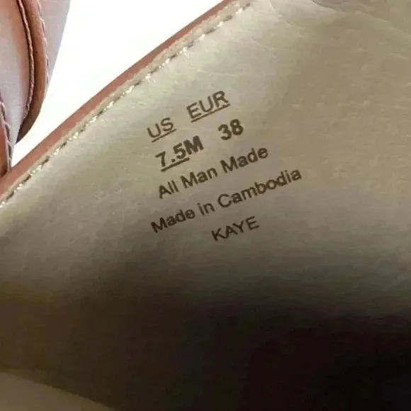 Sam Edelman Mule Clogs Shoes Women 7.5 38 Brown Kaye Vegan Leather Studs NEW
