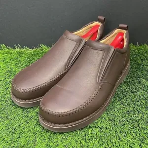 Sam Hubbard Brown Leather Loafer | Vibram &amp; Wide