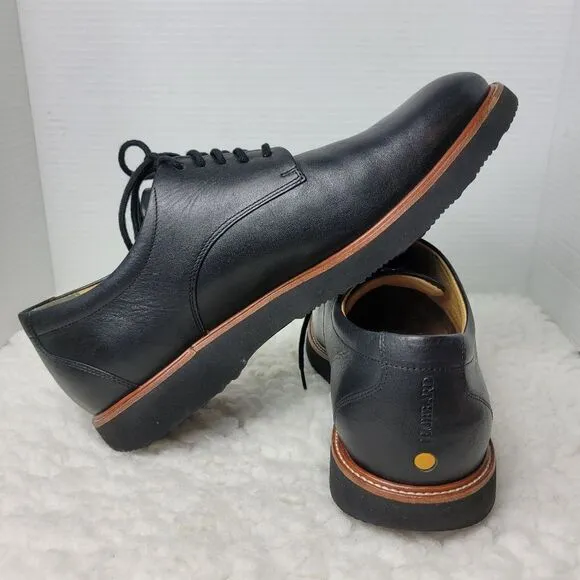 Samuel Hubbard Men's Size 11.5  Founder Shoes Black Leather M2100-048