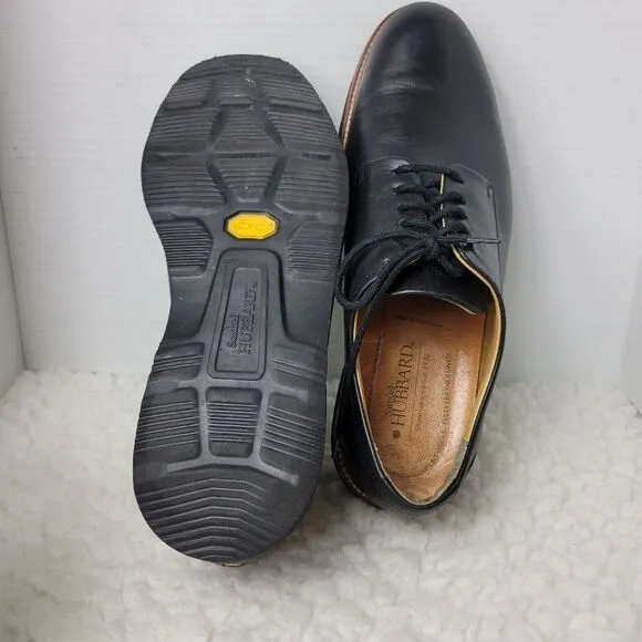 Samuel Hubbard Men's Size 11.5  Founder Shoes Black Leather M2100-048