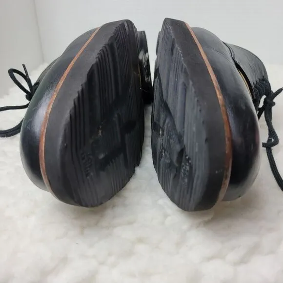 Samuel Hubbard Men's Size 11.5  Founder Shoes Black Leather M2100-048