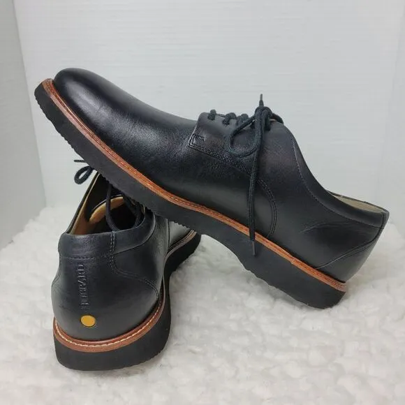Samuel Hubbard Men's Size 11.5  Founder Shoes Black Leather M2100-048