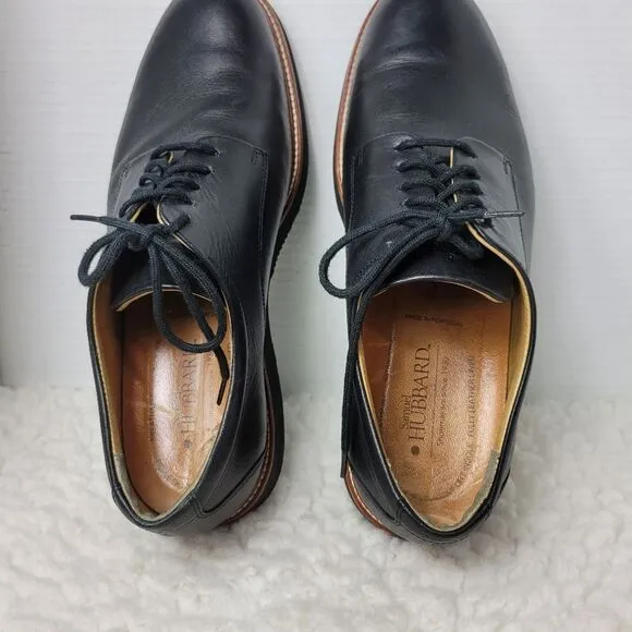 Samuel Hubbard Men's Size 11.5  Founder Shoes Black Leather M2100-048