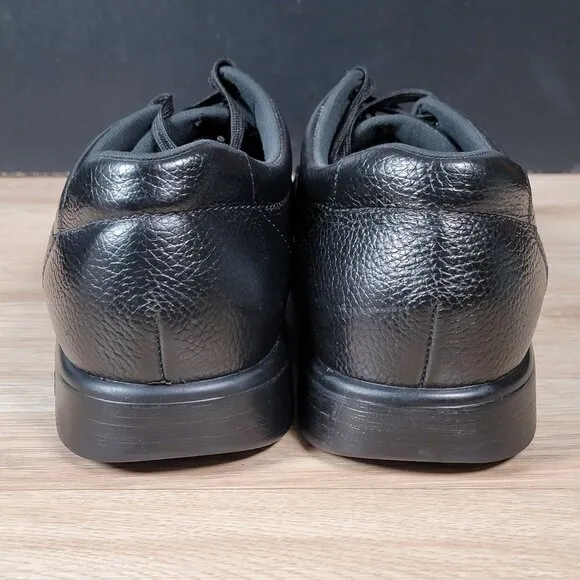 SAS Bout Time Shoes Mens Size 14 Wide Black Leather Pinch Toe Made in USA