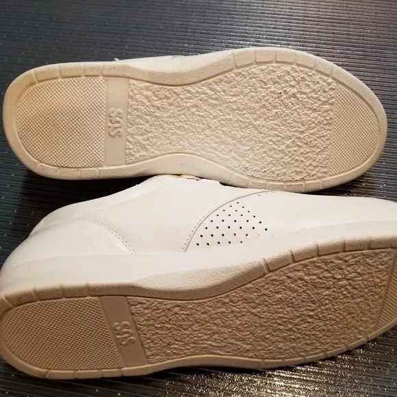 SAS Free Time White Women's Oxford Lace up Shoes B2641489 Size 10.5 W